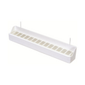 White Aviary Feeder With Iron Hooks