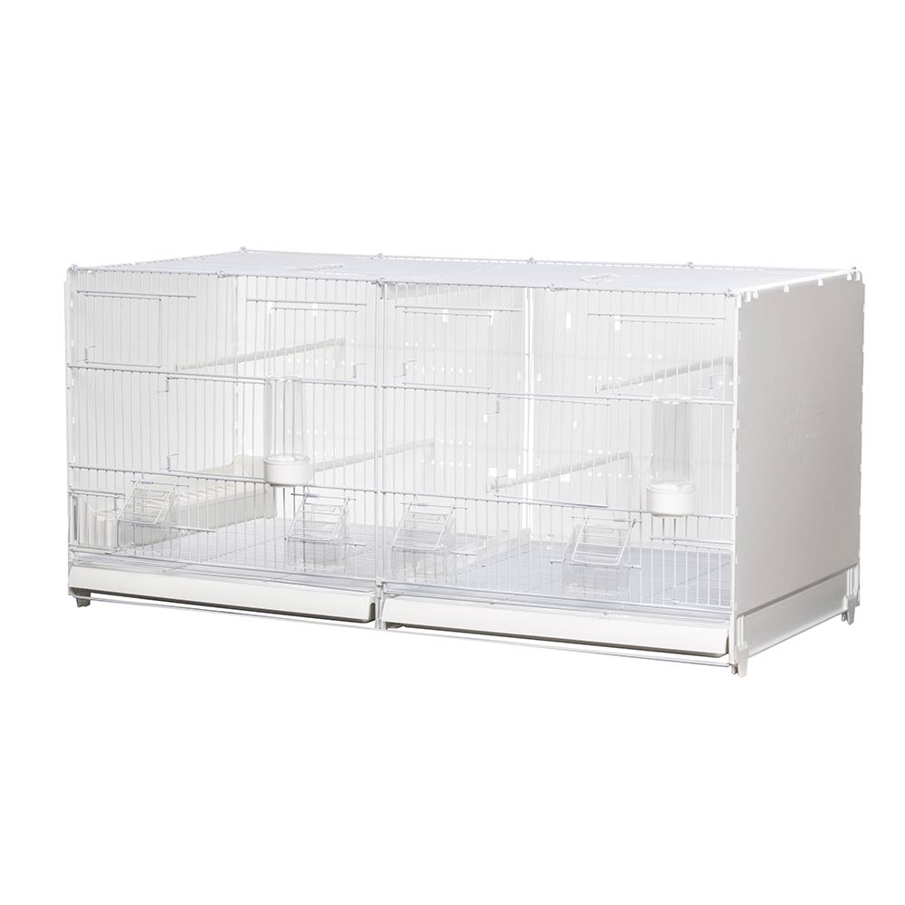 Wire double breeding cage 90x40x40cm Positano 2GR image 0