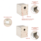 Nest box for Lovebirds, Parakeets, Parrotlets, and Budgerigars image 1