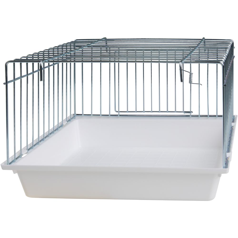 External Wire / White Plastic Bath image 0