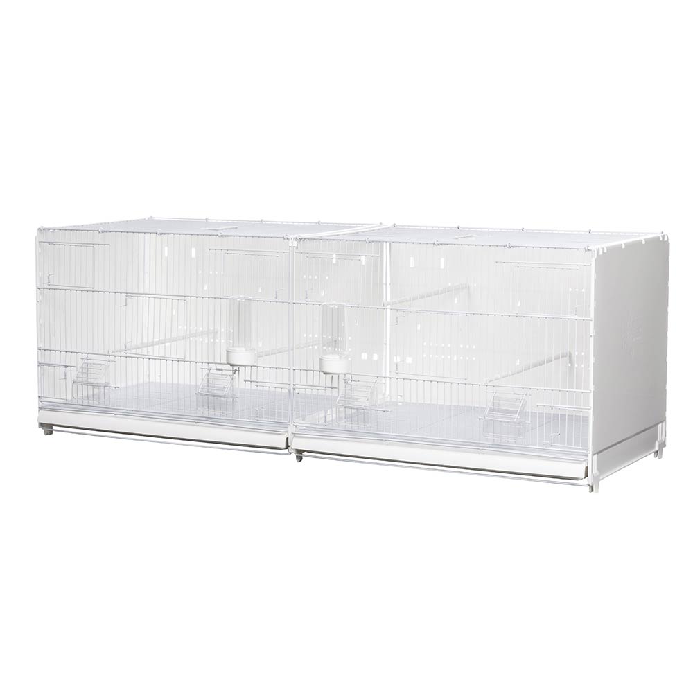 Wire double breeding cage 120x40x40 - Cortina 2GR image 0